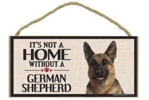 German Shepherd Wooden Sign